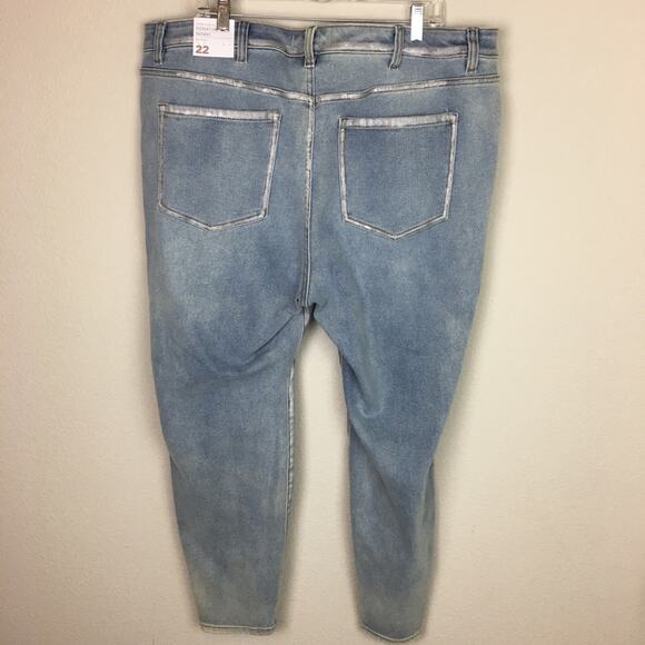 Lane Bryant Blue Signature Fit Skinny NWT Jeans 22 - Picture 7 of 8